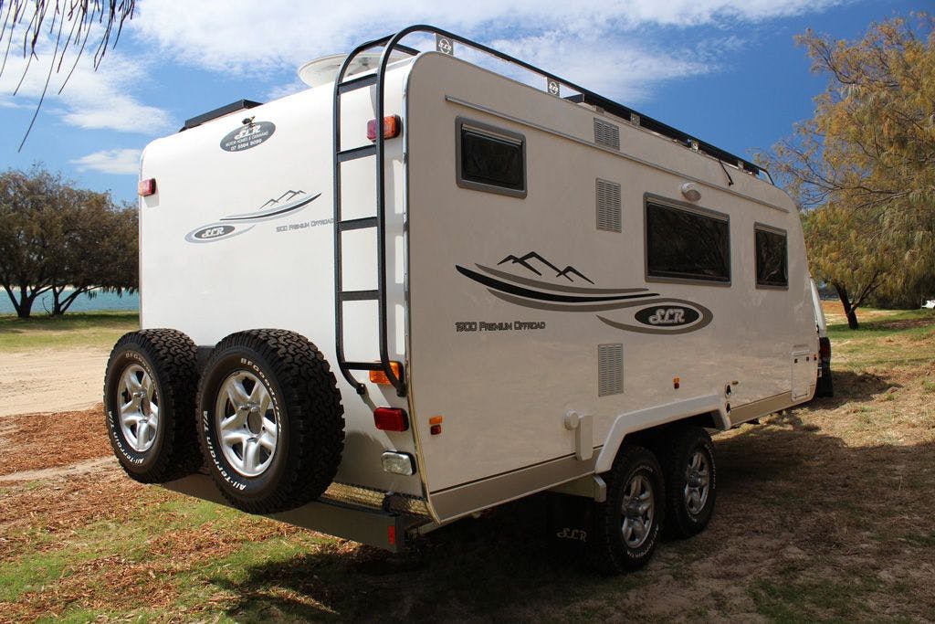 Fixtech Fix15 structural bonding and waterproofing the offroad travel trailers by SLR.